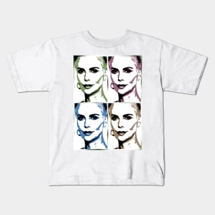 Woman (pop art) Kids T-Shirt